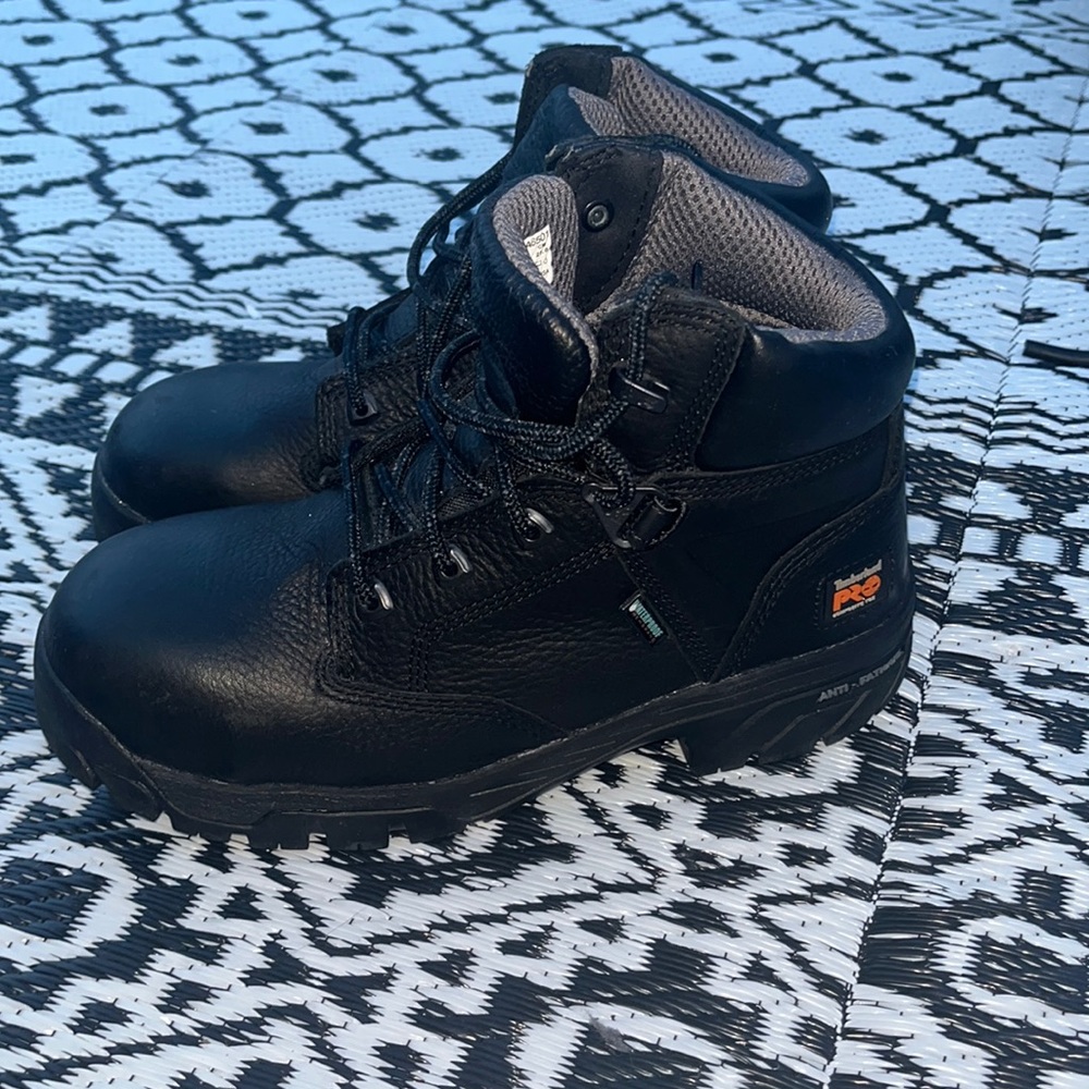 Timberland Mens Steel Toe Work Boots Size 7M
